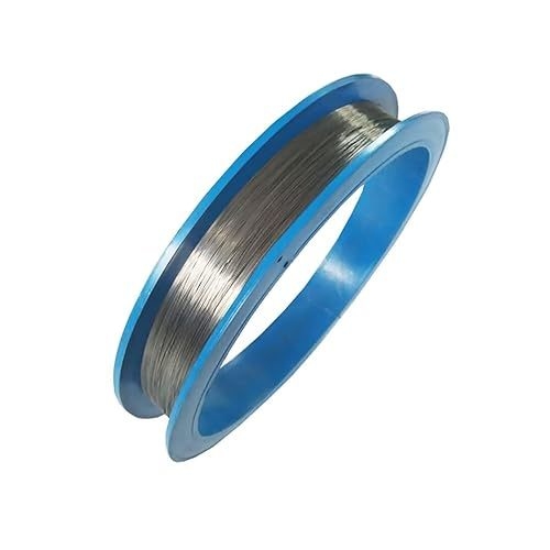 Drut wolframowy wysokotemperaturowy 0,1 mm, długość 1000 m, łatwy w obróbce, dla przemysłu elektrotechnicznego/maszynowego