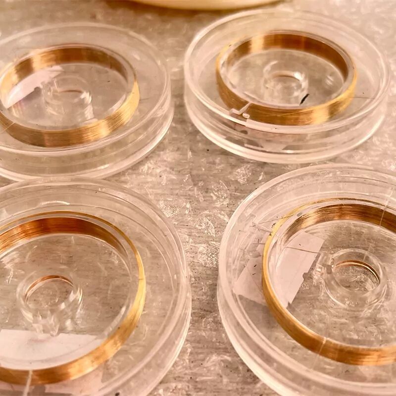 Złocony drut wolframowy