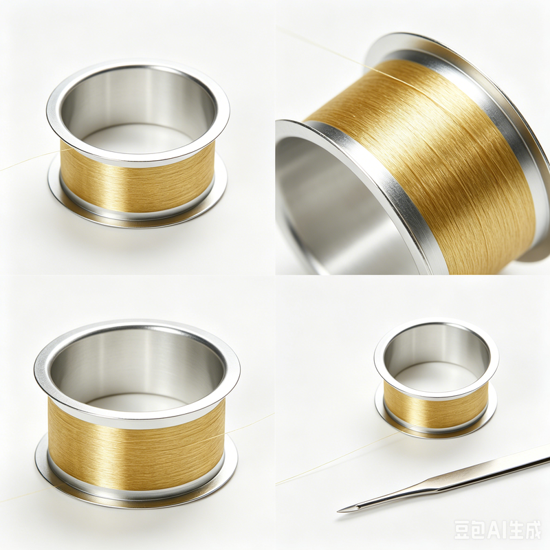 W magazynie Mikro złoto pokryte srebrnym drutem Stabilna siła wiązania Mini LED Wire Packaging